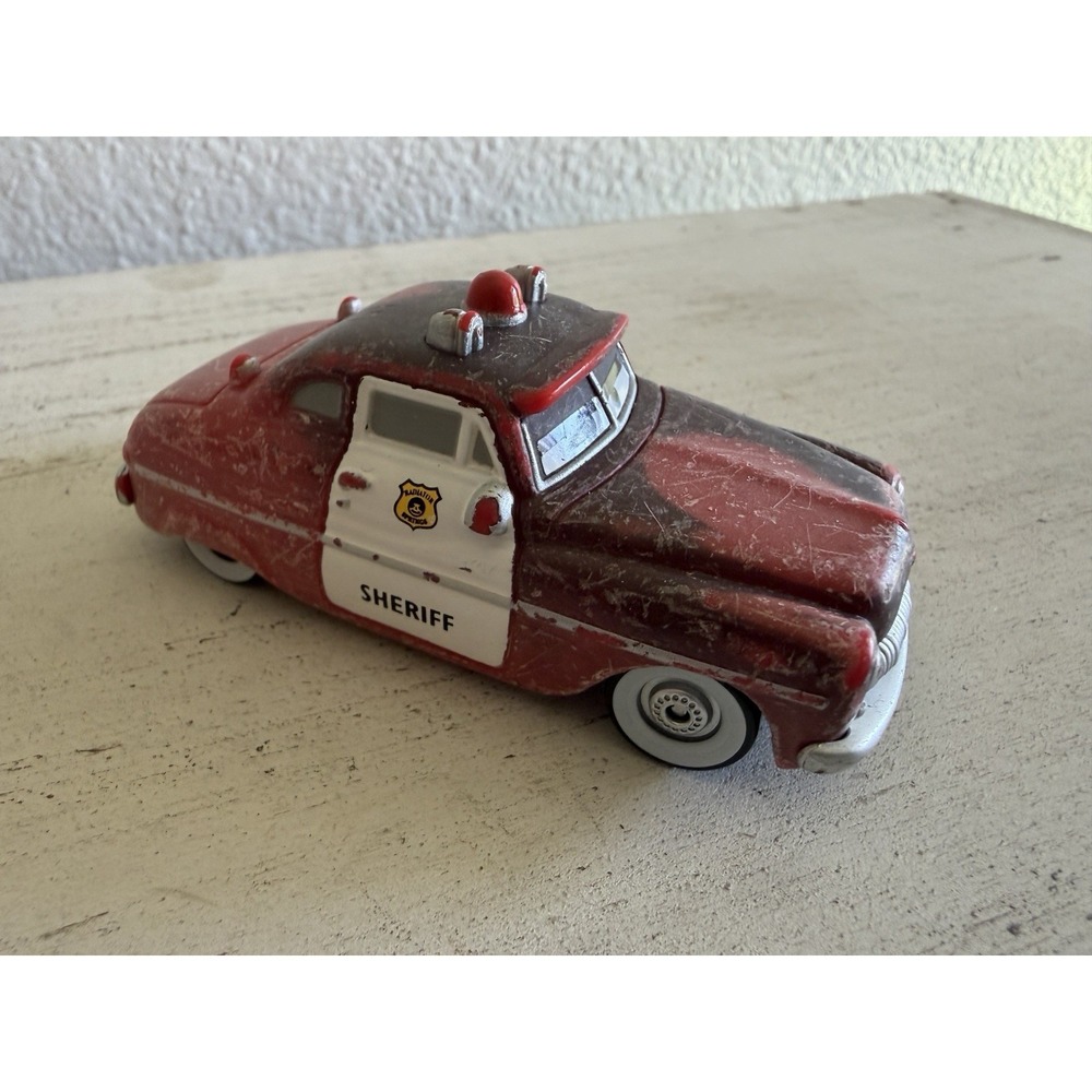 Disney Pixar Cars Sheriff Car Police T5645 LOOSE-3In….41 - Picture 1 of 6
